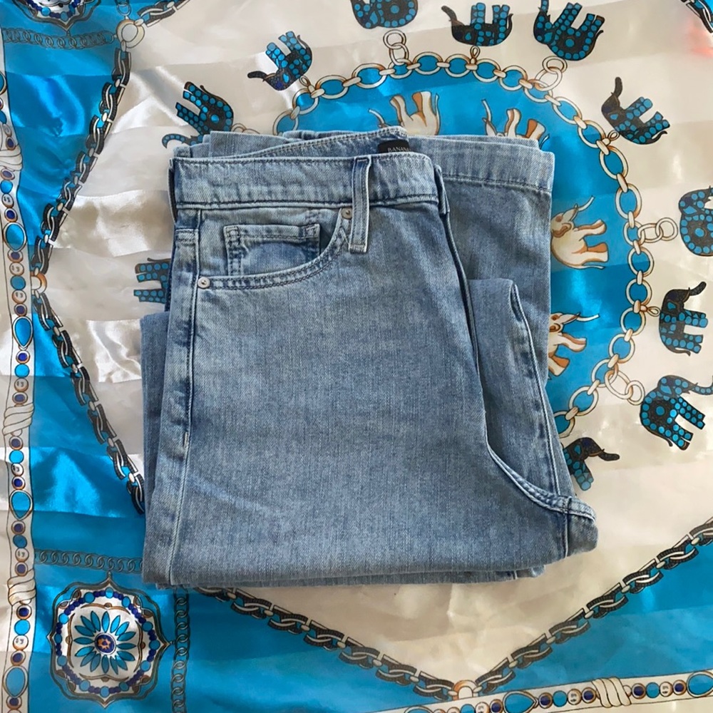 Banana Republic fade flared jeans
